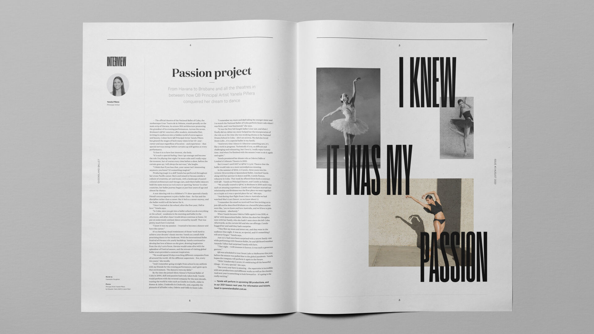 Bold typography in print design